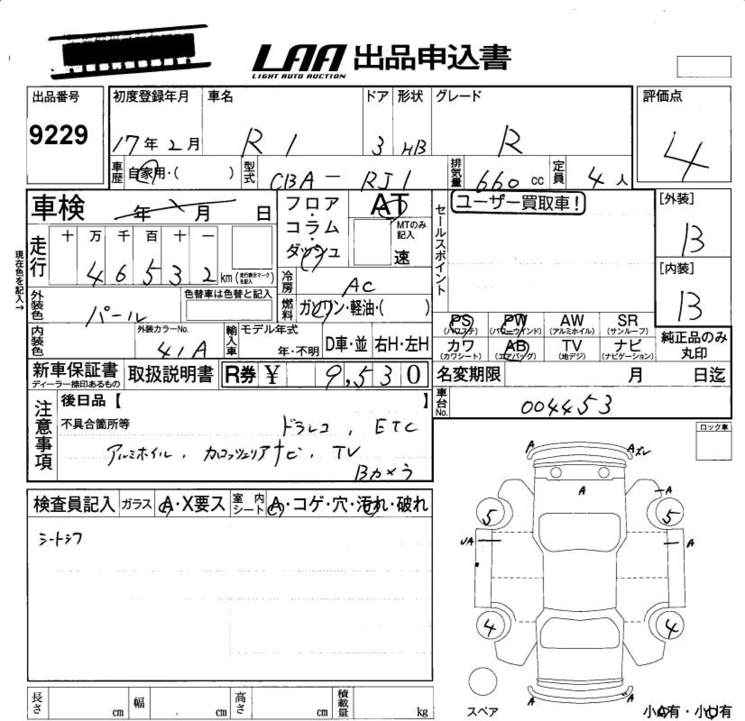 SUBARU R1
