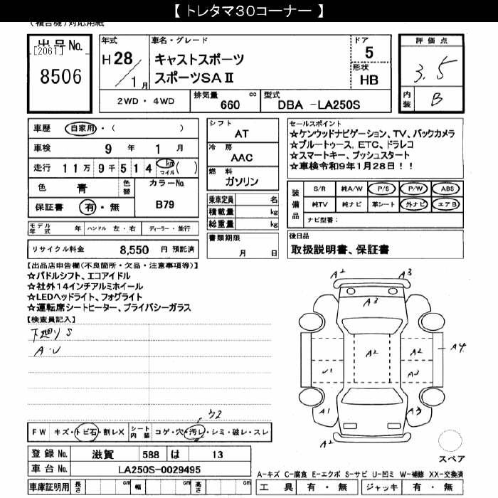 DAIHATSU CAST