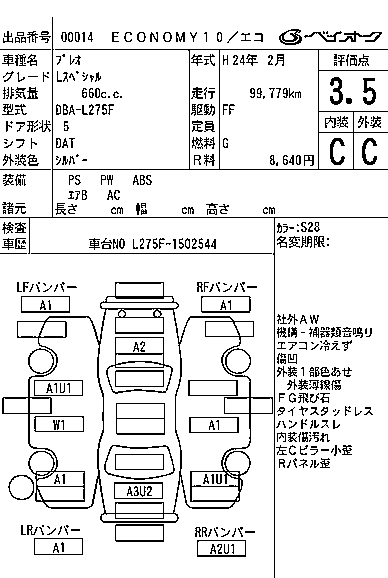 SUBARU PLEO