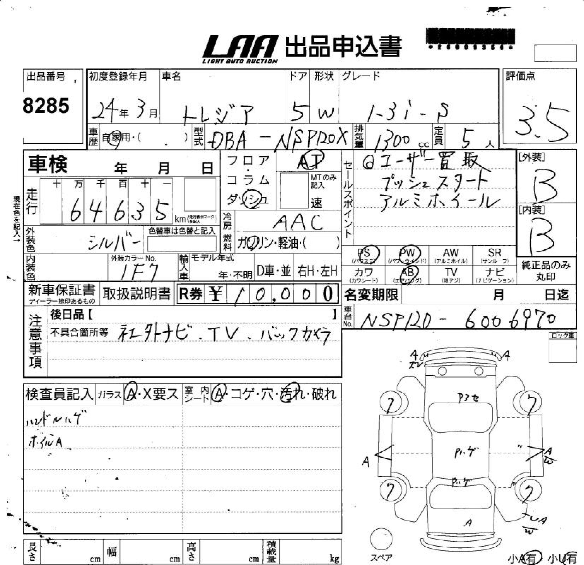 SUBARU TREZIA