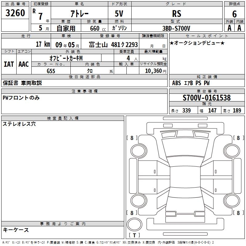DAIHATSU ATRAI