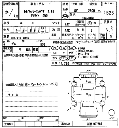 SUBARU LEGACY