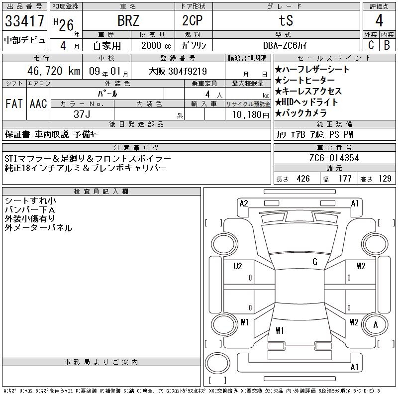 SUBARU BRZ