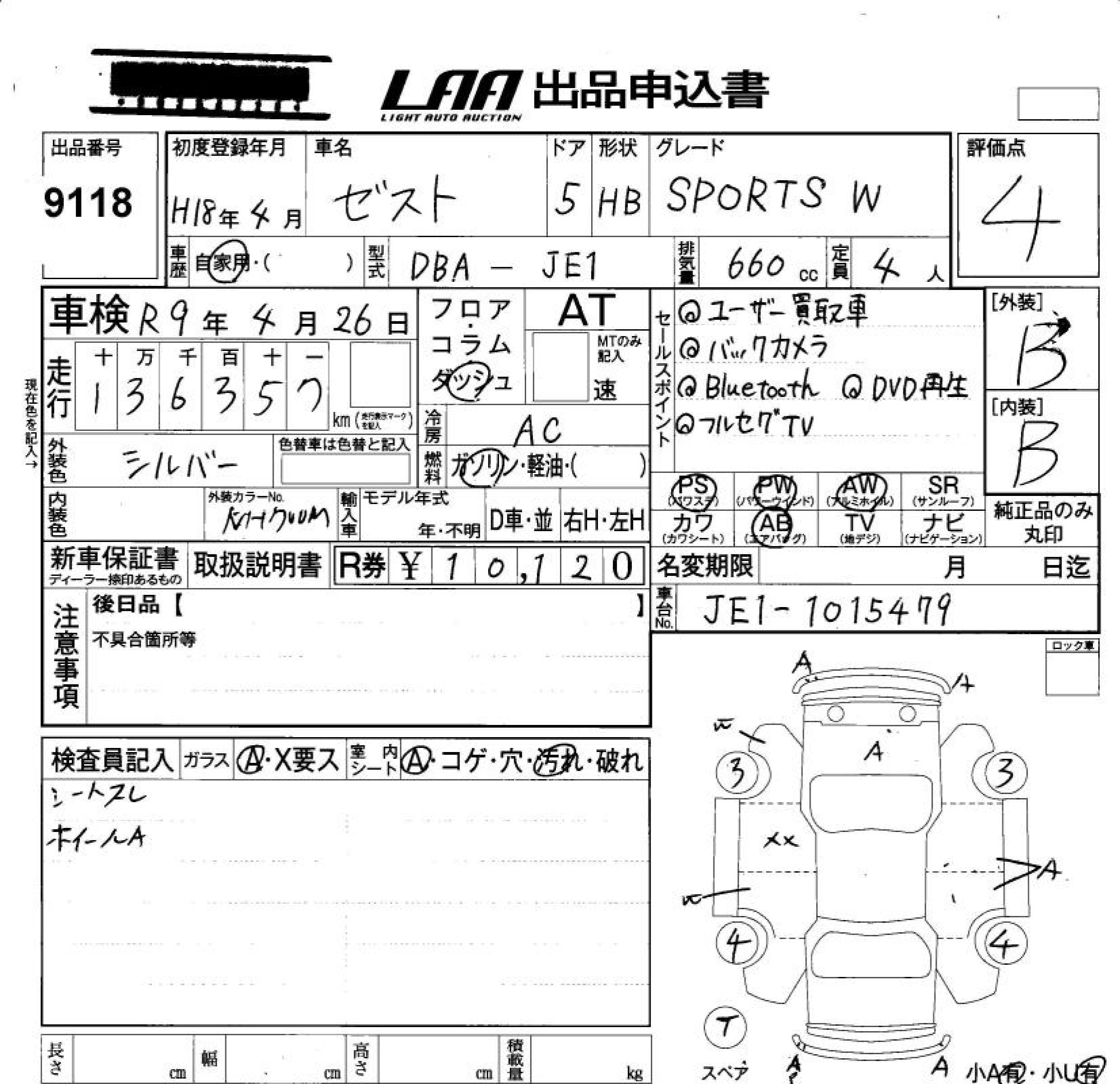 HONDA ZEST