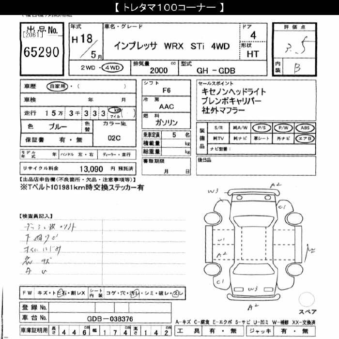 SUBARU IMPREZA