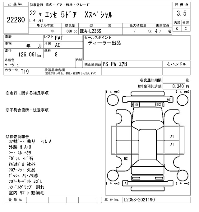 DAIHATSU ESSE