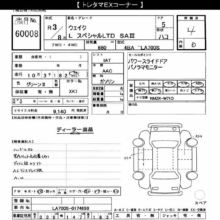 DAIHATSU WAKE