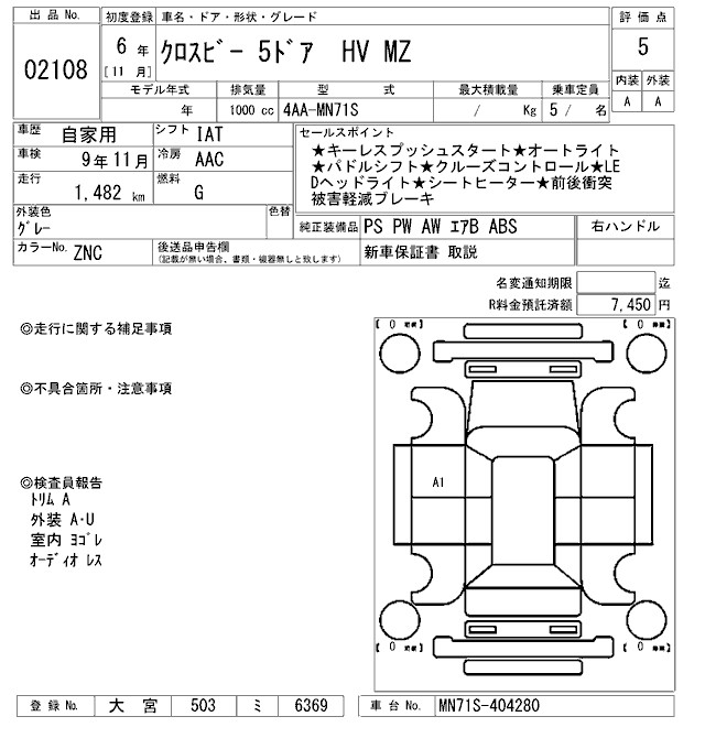 SUZUKI XBEE