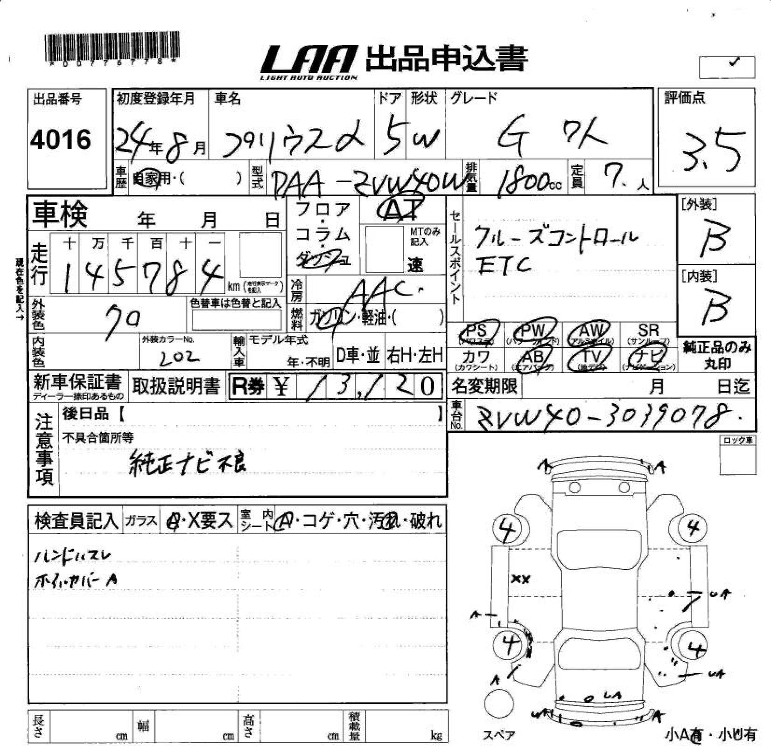 TOYOTA PRIUS ALPHA