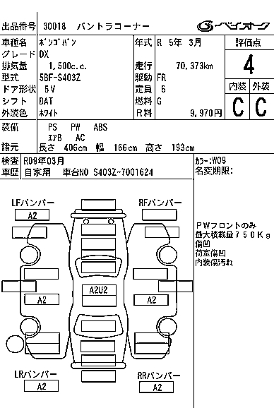 MAZDA BONGO VAN