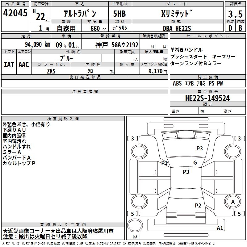 SUZUKI ALTO LAPIN
