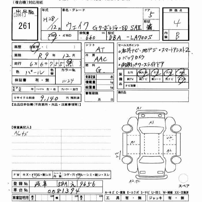 DAIHATSU WAKE