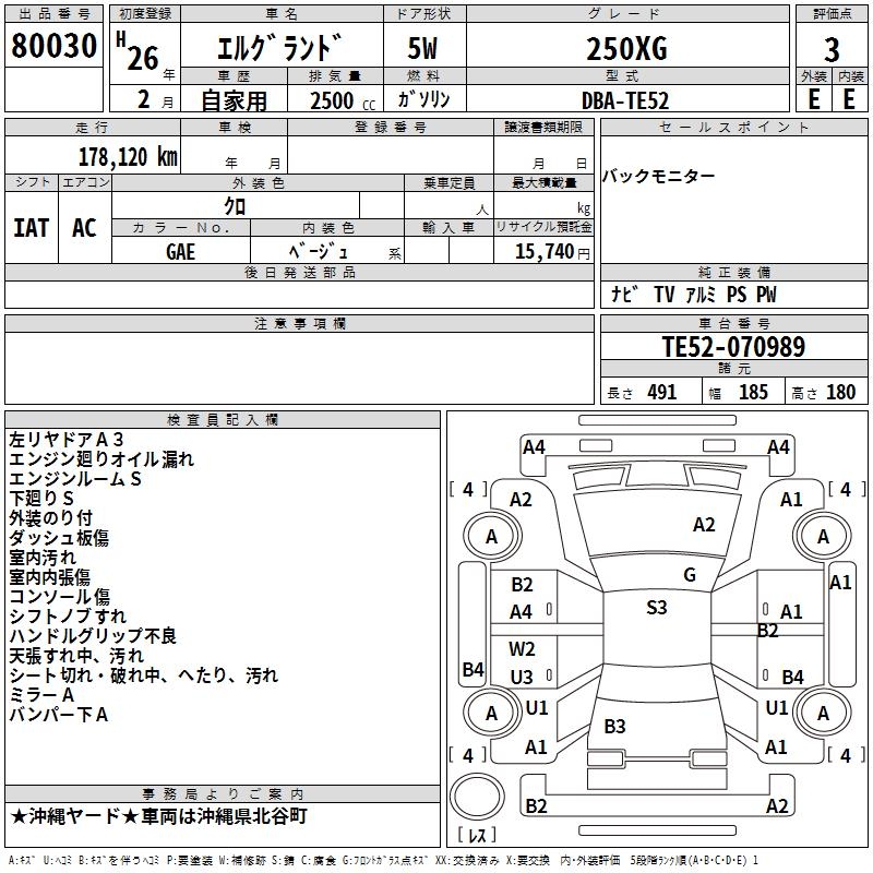 NISSAN ELGRAND