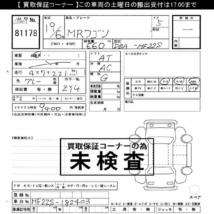SUZUKI MRWAGON