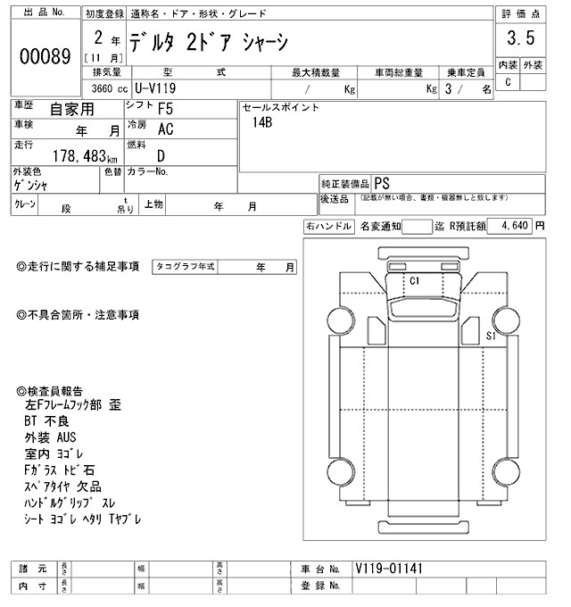 DAIHATSU DELTA