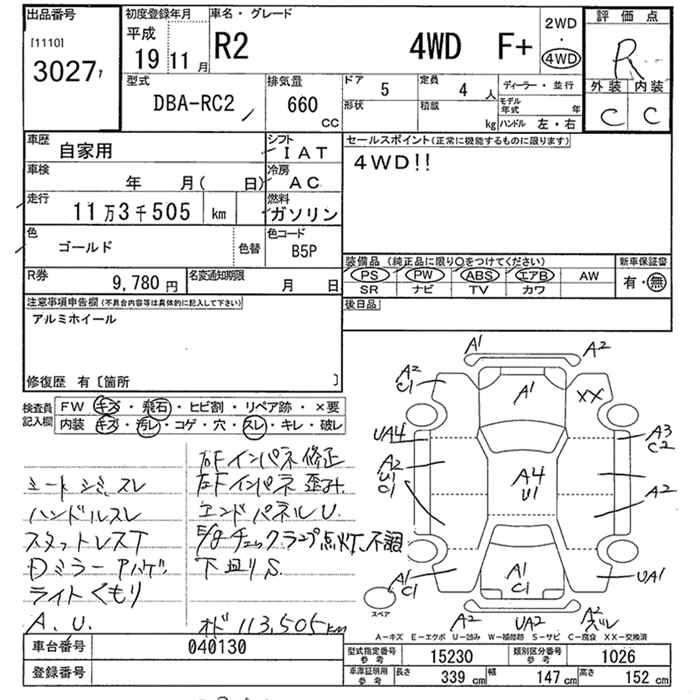SUBARU R2