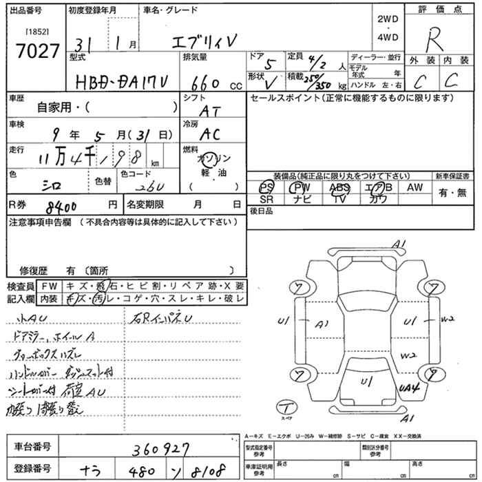 SUZUKI EVERY VAN