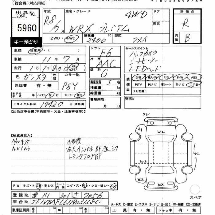 SUBARU WRX