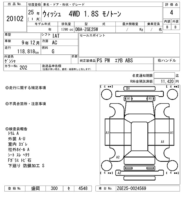 TOYOTA WISH
