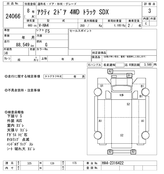 HONDA ACTY
