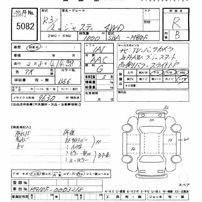 SUBARU JUSTY