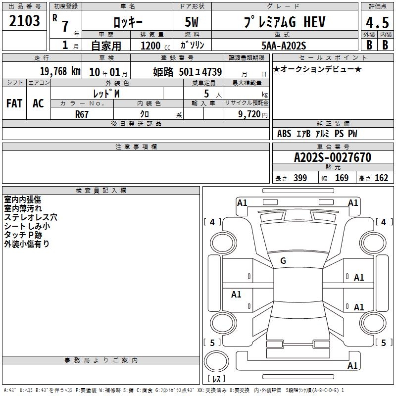 DAIHATSU ROCKY