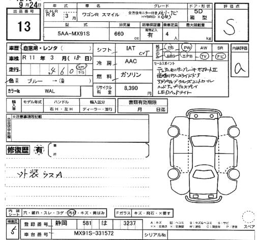 SUZUKI WAGON R SMILE